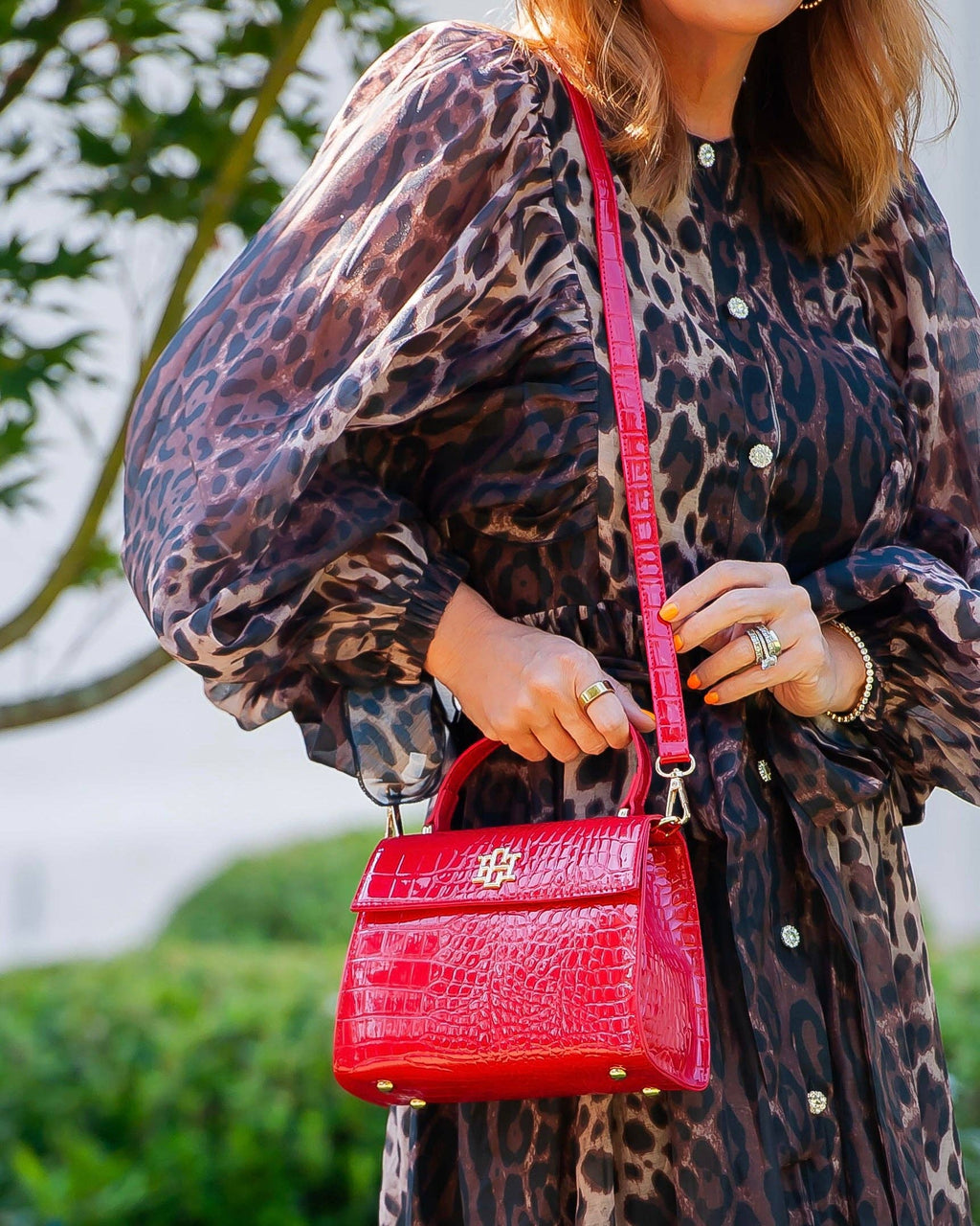 Vivienne Handbag Red Patent