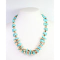 Aelia Beaded Necklace - Turquoise