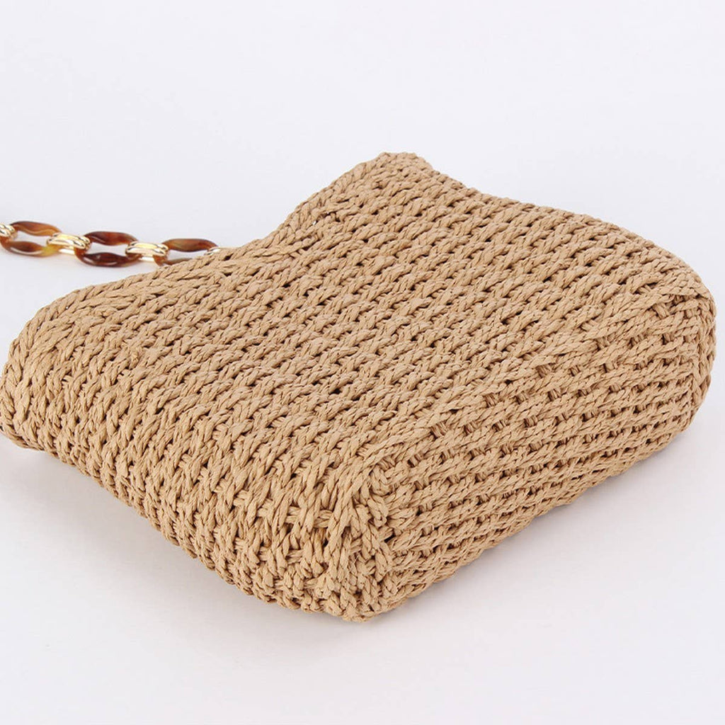 Amber Weave Shoulder Bag