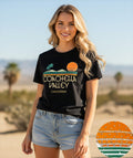 Sunset Motif Coachella Rhinestone T-shirt