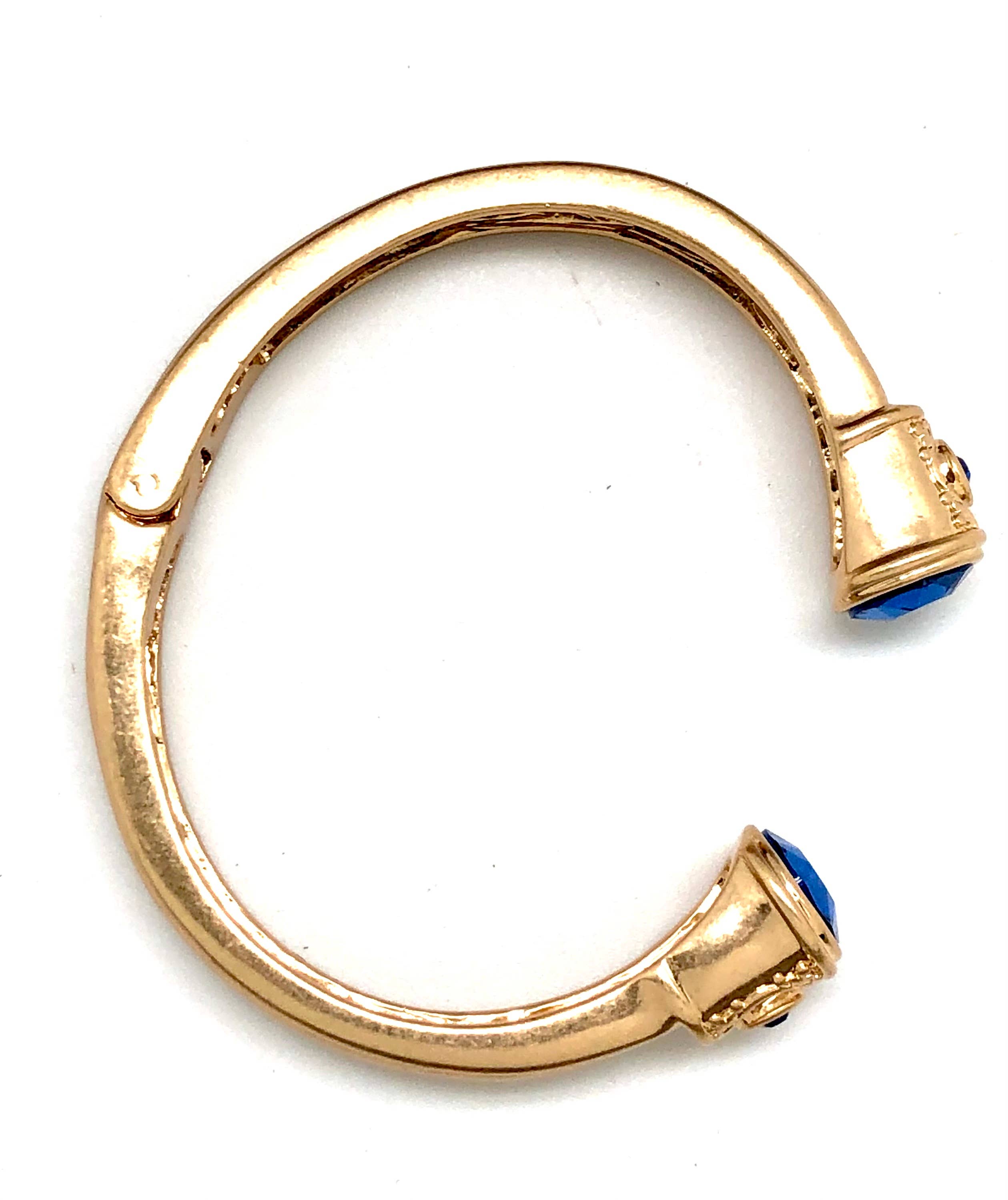 Piona Sapphire Blue Cuff Bracelet