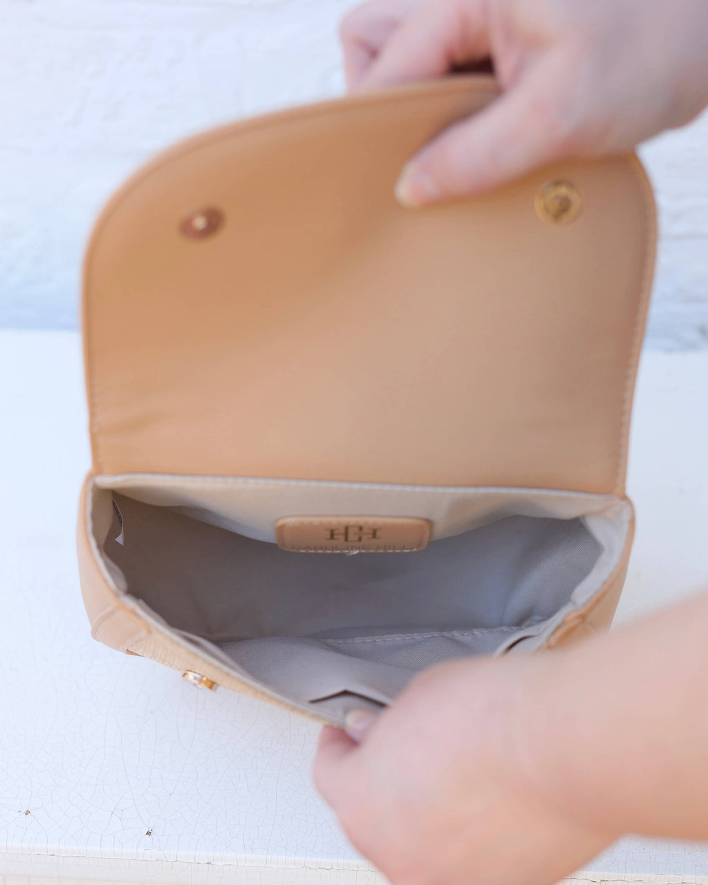Jessica Handbag Natural and Navy
