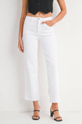 White Denim Classic Straight Jean