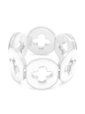 Julia White Resin Clover Bracelet