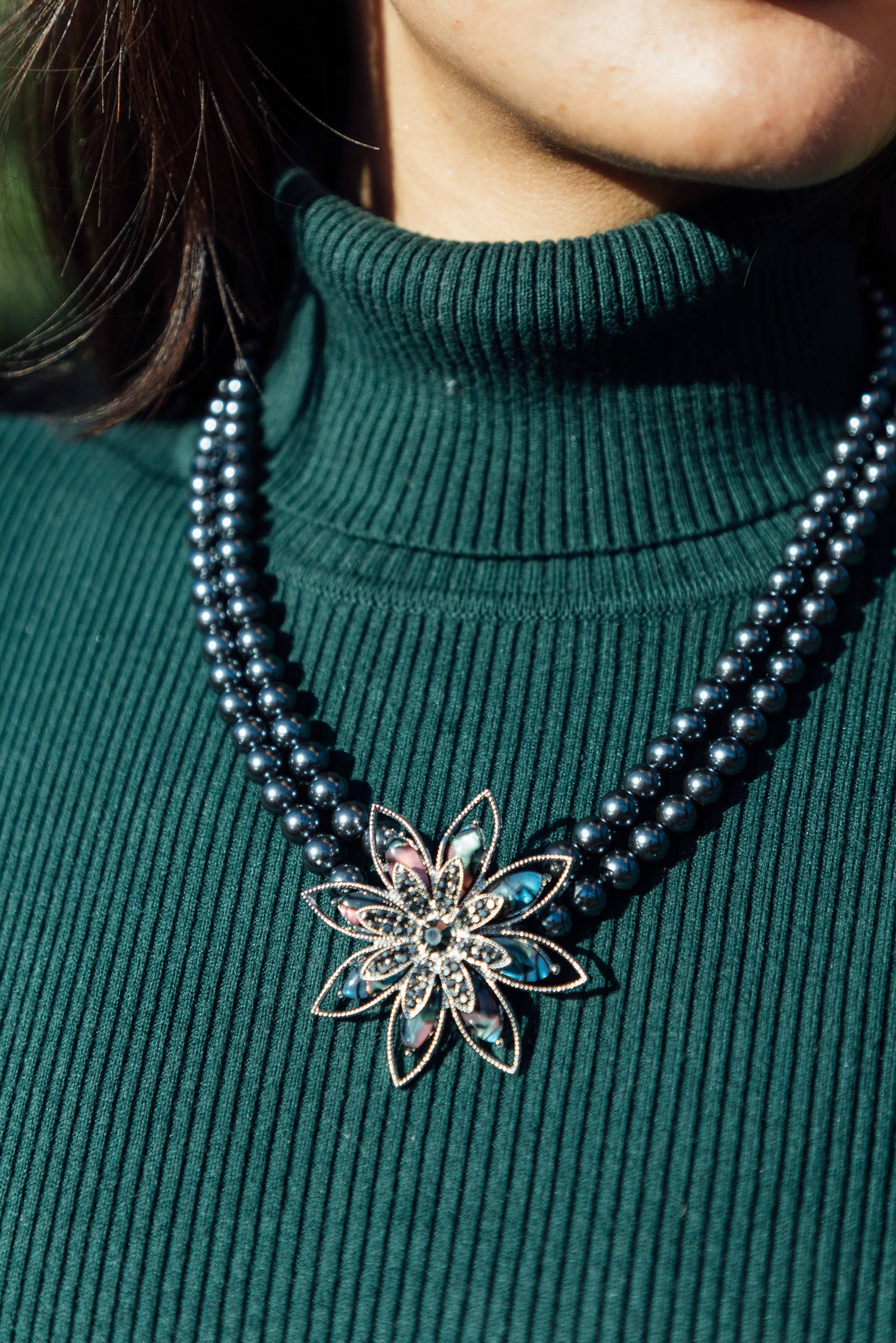 Alya Beaded Statement Necklace
