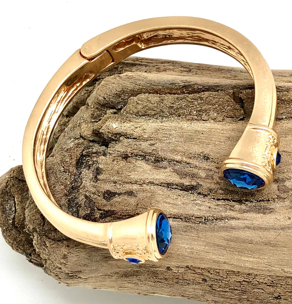 Piona Sapphire Blue Cuff Bracelet