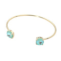Shayla Mint Cuff - (Aqua in person)