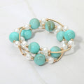 3pc Layered Bracelet - Turquoise