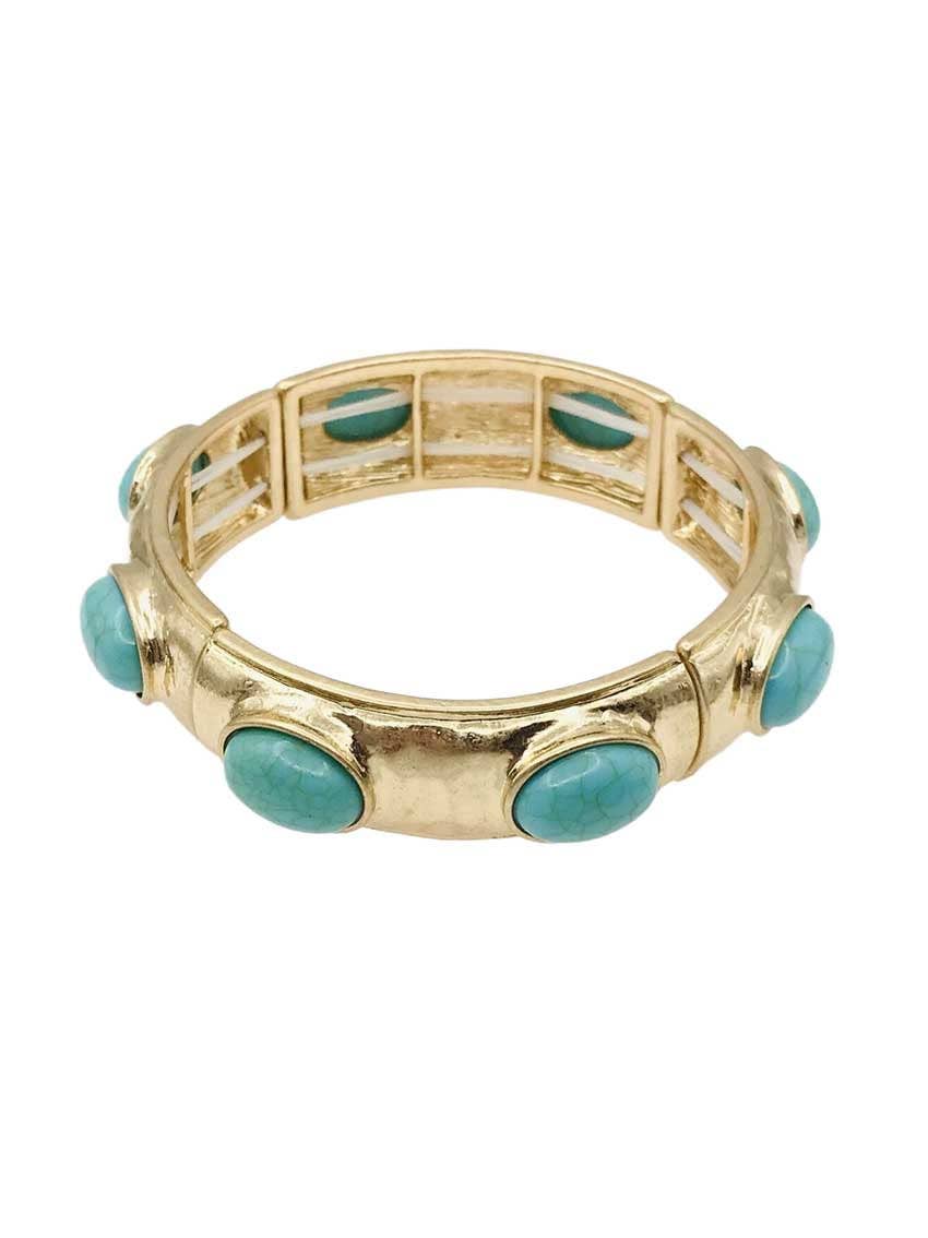 Turquoise Tide Stretch Bracelet