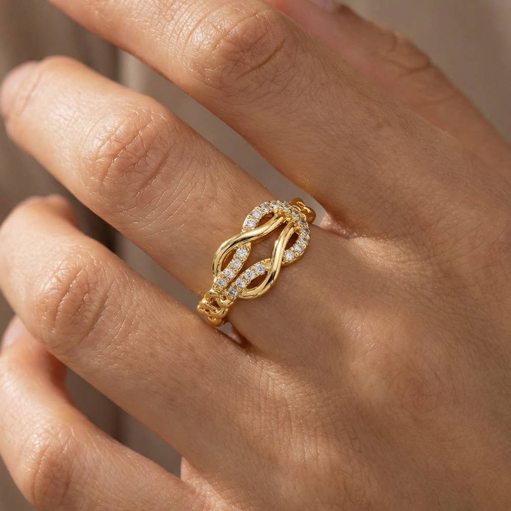 Infinity Loop Chain Ring - Adjustable