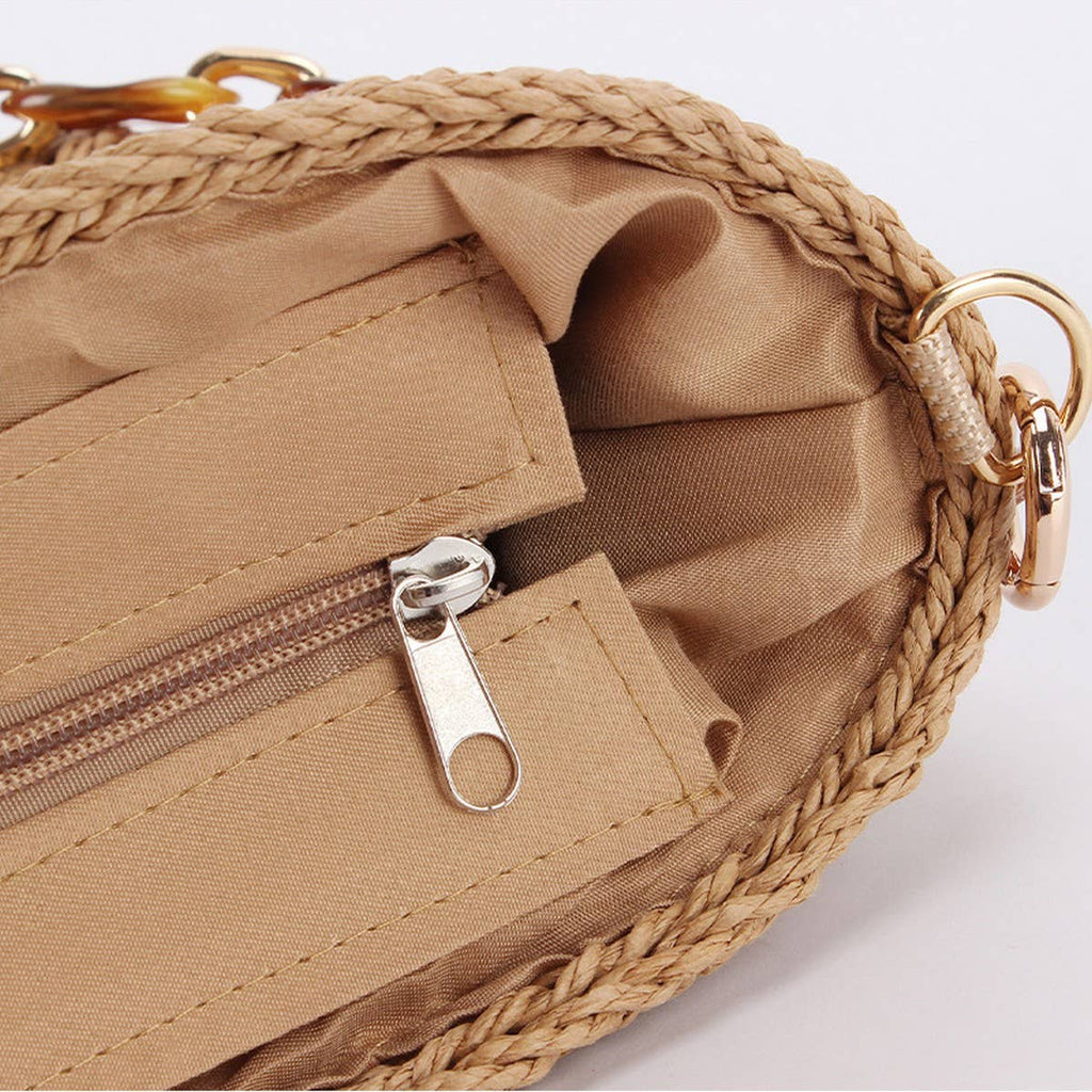 Amber Weave Shoulder Bag