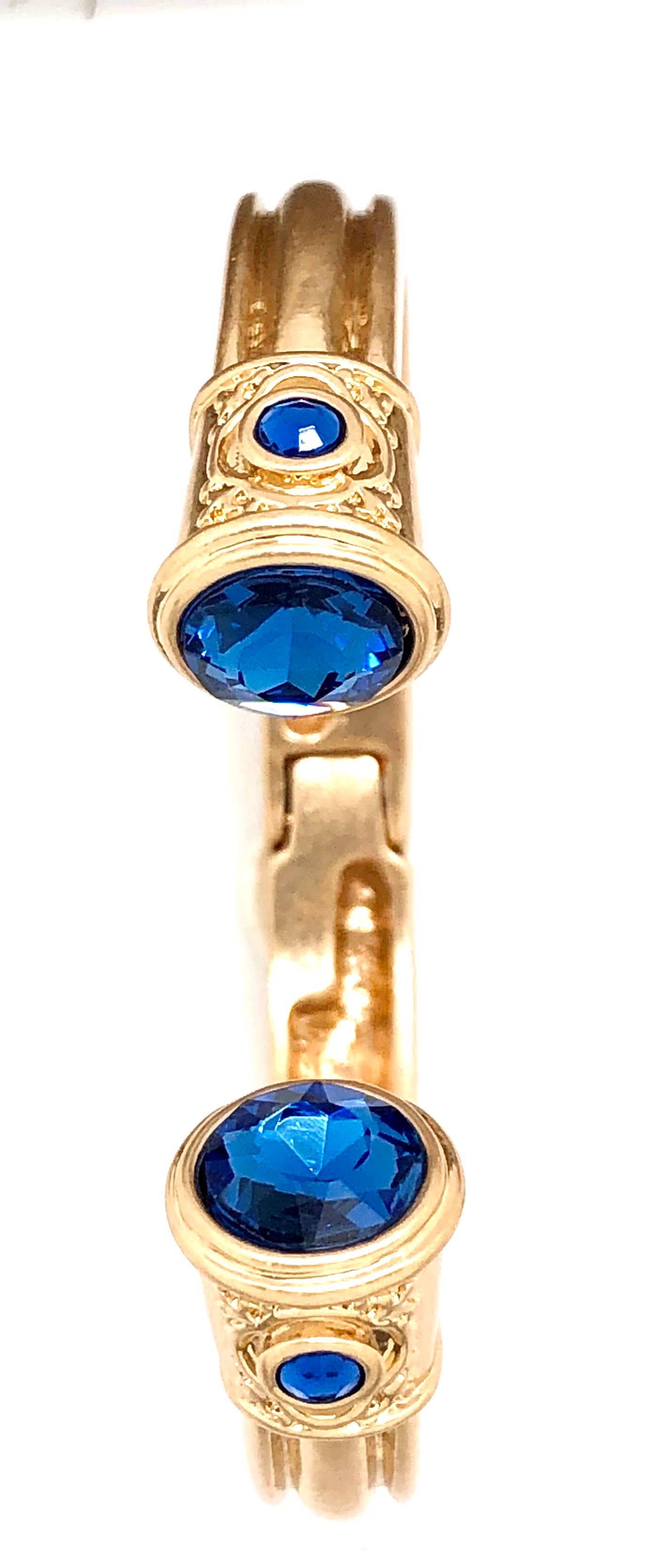 Piona Sapphire Blue Cuff Bracelet