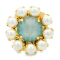 Agave Ignite & Pearl Ring (adjustable)