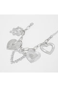 Heart Charm Bracelet - Silver