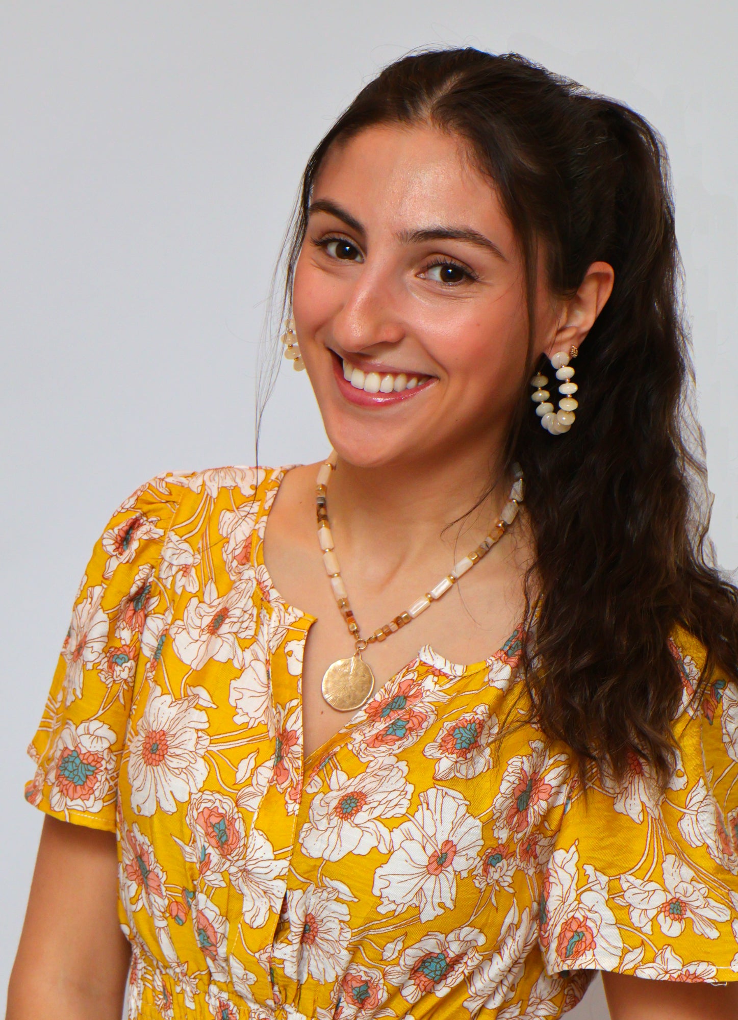 Floral Smocked Waist Mini Dress