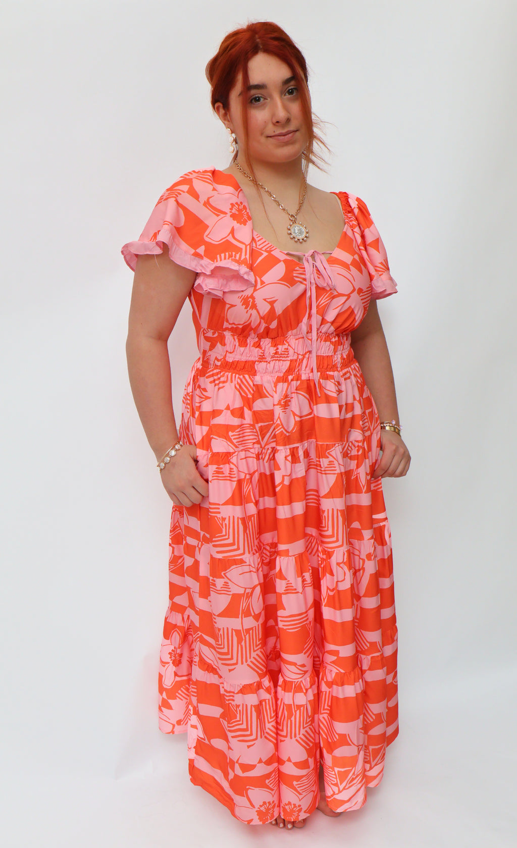 Floral Printed Maxi Dress