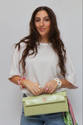 Double Knit Banded Bottom Short Sleeve Top