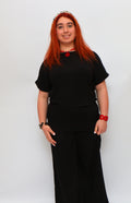 Woven Short Sleeve & Long Pants Set