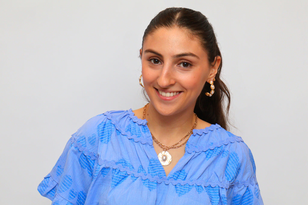Textured Periwinkle Top