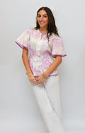 Lavender Toile Top