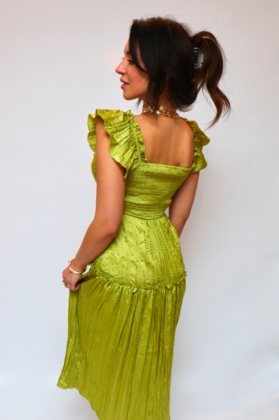 Lime Green Dress