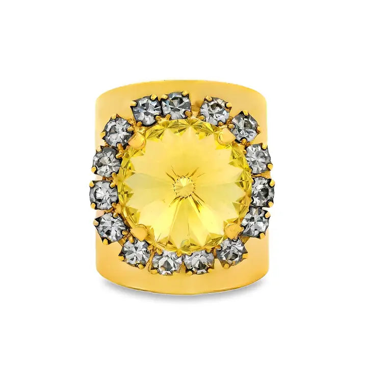 Jacci Ring in Yellow (adjustable)