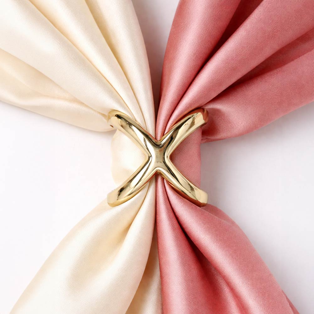 Scarf Ring - X Shape