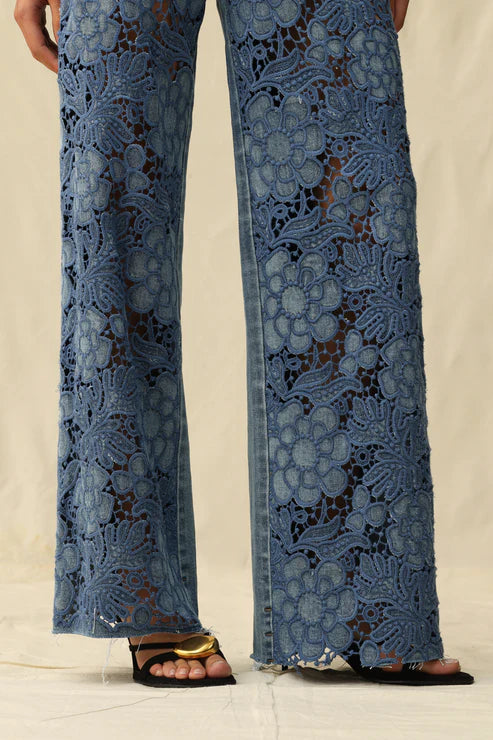 Set the Scene High Rise Wide Leg Jeans