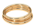 Smooth Metal Stackable Multi Layered Bangle Bracelets