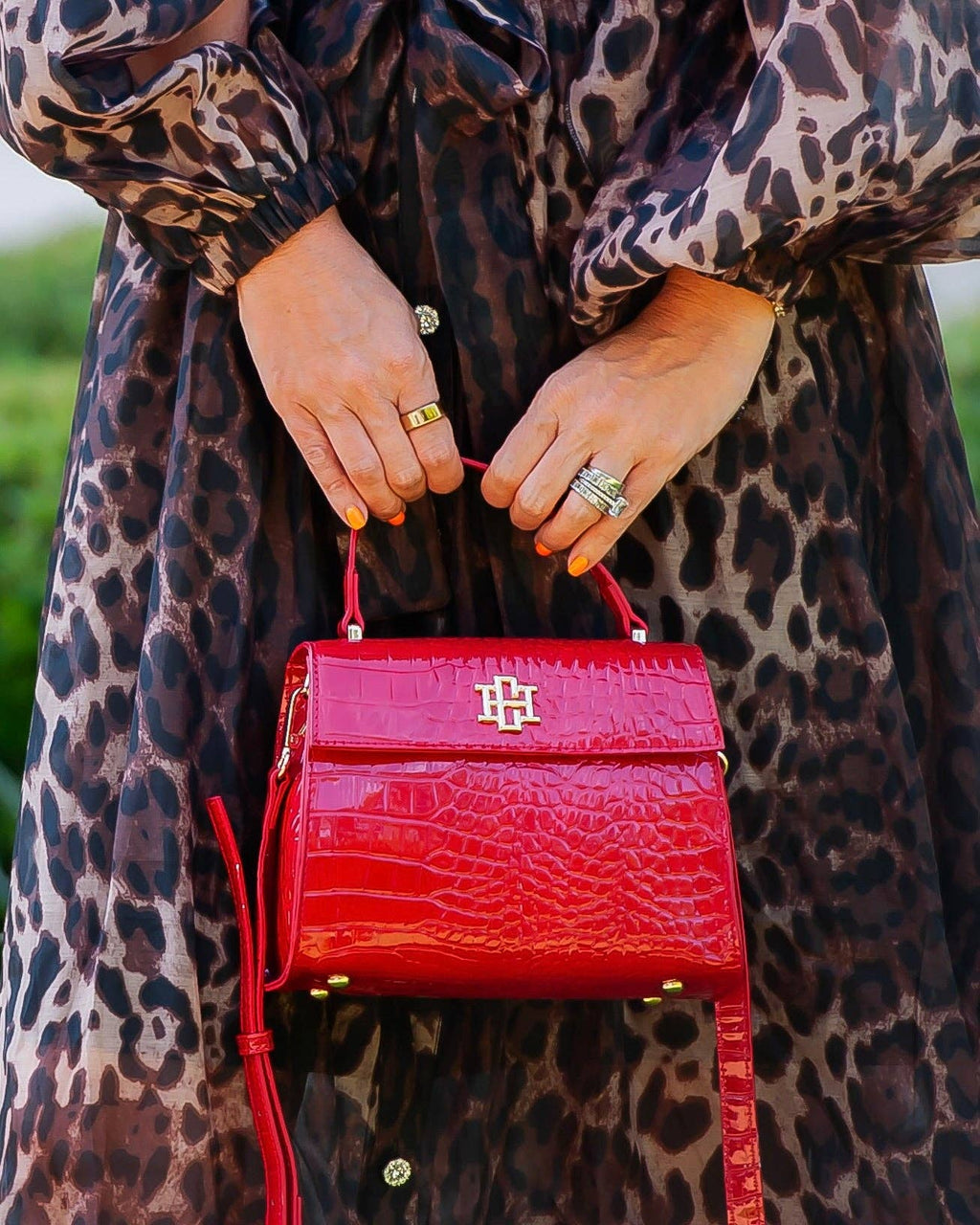 Vivienne Handbag Red Patent