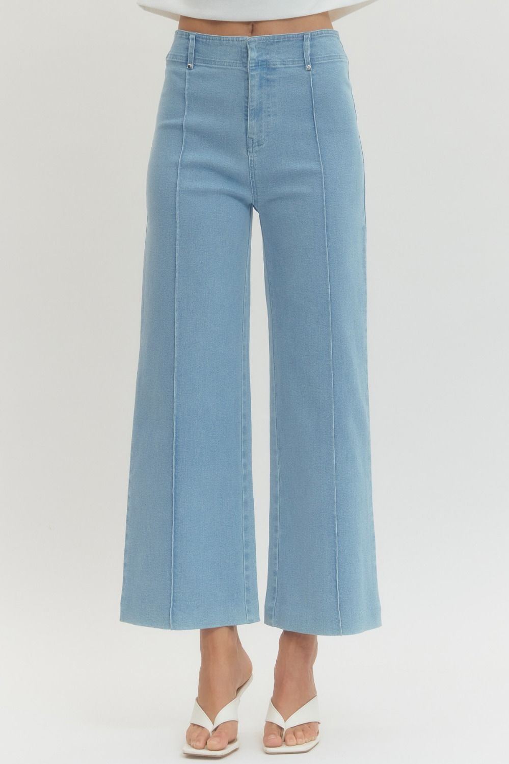 High Rise Wide Leg Jeans