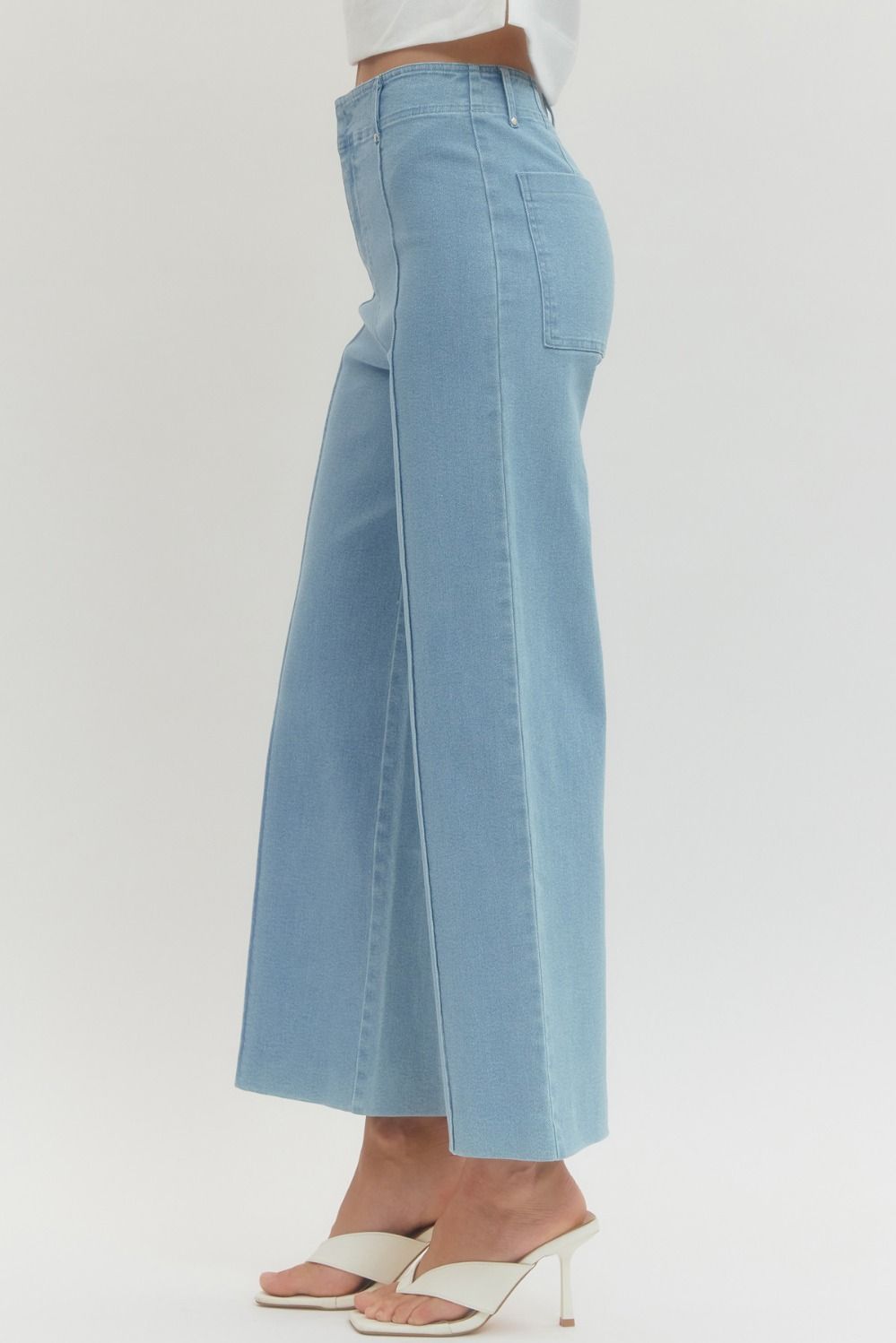High Rise Wide Leg Jeans