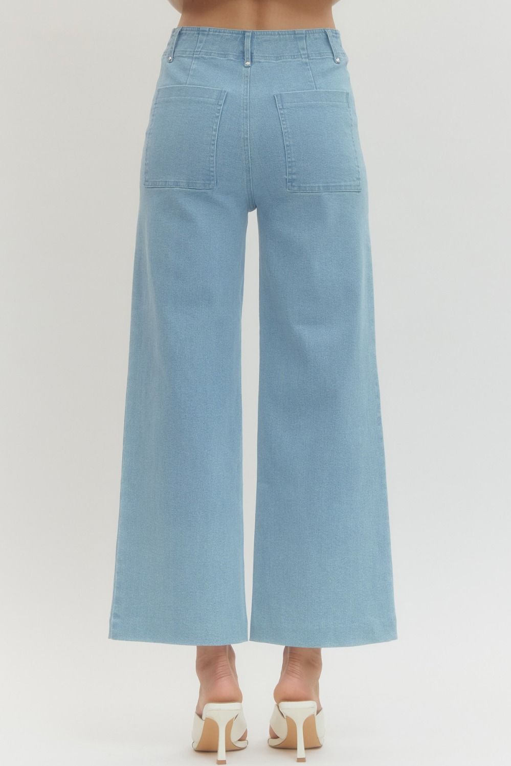 High Rise Wide Leg Jeans