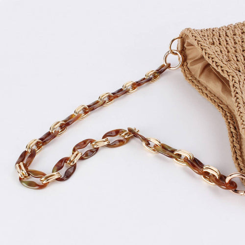 Amber Weave Shoulder Bag